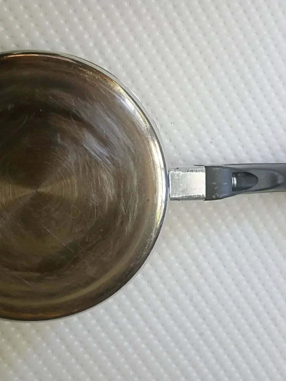 Saladmaster 18-8 Tri Clad Stainless Steel Sauce Pan Small Pot with Fitted Glass